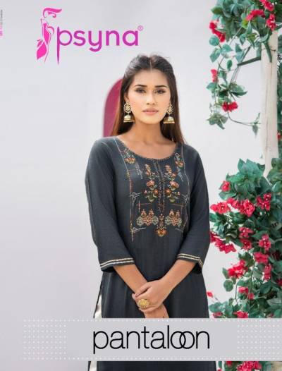 Pantaloon By Psyna Rayon Stylish kurti Collection